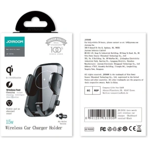 Buy Joyroom JR-ZS241 Air Vent Car Mount Wireless Charger 15W Black - JYR029BLK - {ean13} - Home Screen Store Europe