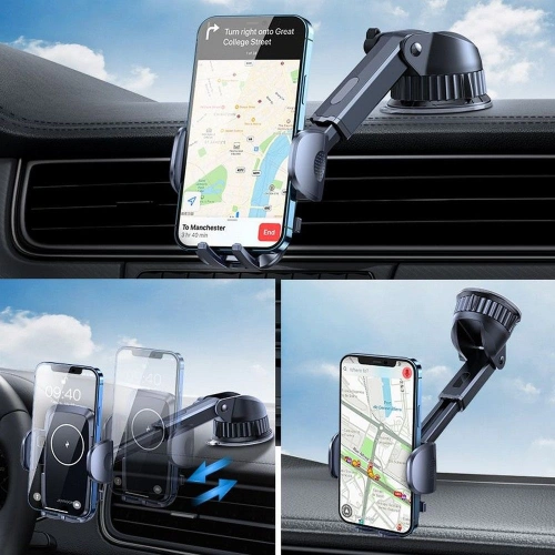 Kup Uchwyt samochodowy Joyroom JR-ZS241 Dashboard Car Mount Wireless Charger 15W Black - JYR030BLK - {ean13} - Sklep Home Screen