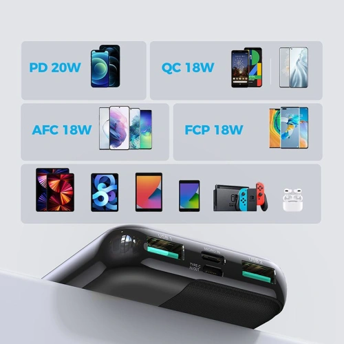 Kup Powerbank Joyroom JR-QP190 Mini 20W 10000mah Fekete - JYR033BLK - {ean13} - Sklep Home Screen