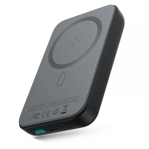 Kup Joyroom Powerbank mit induktiver Aufladung JR-W020 Mini Magnetic MagSafe Wireless 10000mAh Schwarz - JYR037BLK - {ean13} - Sklep Home Screen
