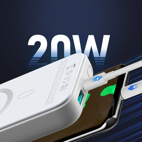 Buy Powerbank Joyroom JR-W020 Mini Magnetic MagSafe Wireless 10000mah Black - JYR037BLK - {ean13} - Home Screen Store Europe