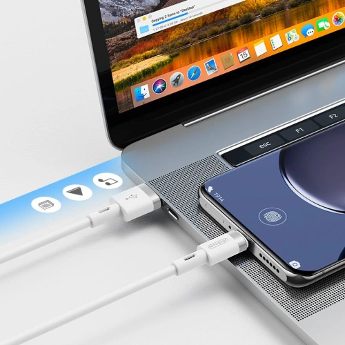 Kup Kabel Joyroom S-1224N2 USB-A - USB-C 120cm White - JYR040WHT - {ean13} - Sklep Home Screen
