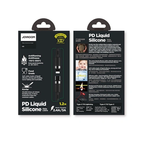 Kup Kábel Joyroom S-1224N9 USB-C - Lightning PD 20W 120cm Fekete - JYR043BLK - {ean13} - Sklep Home Screen