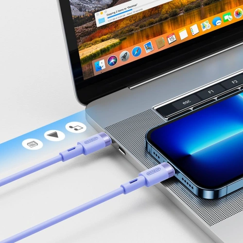 Kup Kabel Joyroom S-1224N9 USB-C - Lightning PD 20W 120cm fialový - JYR045PRP - {ean13} - Sklep Home Screen