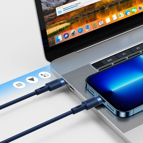 Kup Cablul Joyroom S-1224N9 USB-C - Lightning PD 20W 120cm Albastru - JYR046BLU - {ean13} - Sklep Home Screen