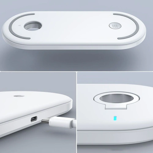 Kup Vezeték nélküli töltő Joyroom JR-A27 3in1 Magnetic MagSafe Wireless Charger Fehér - JYR049WHT - {ean13} - Sklep Home Screen