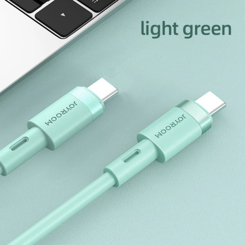 Kup Joyroom Kabel S-1230N9 USB-C - USB-C PD 60W 3A 120cm Grün - JYR048GRN - {ean13} - Sklep Home Screen