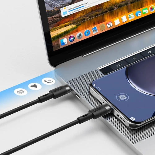 Kup Cablu Joyroom S-1230N9 USB-C - USB-C PD 60W 3A 120cm Negru - JYR047BLK - {ean13} - Sklep Home Screen