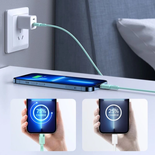 Kup Cablul Joyroom S-1224N9 USB-C - Lightning PD 20W 120cm Verde - JYR051GRN - {ean13} - Sklep Home Screen