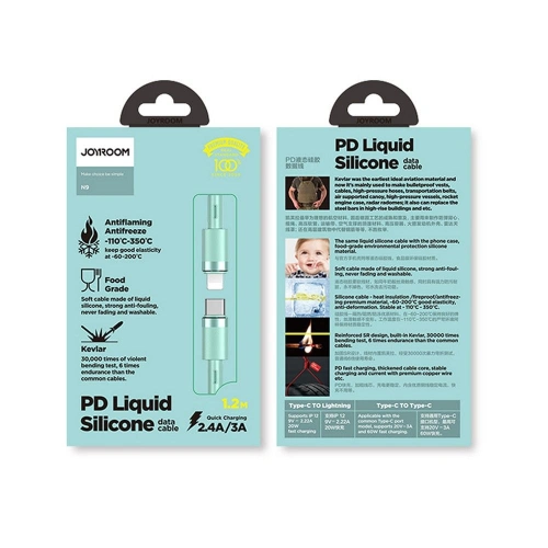 Kup Joyroom Kabel S-1224N9 USB-C - Lightning PD 20W 120cm Grün - JYR051GRN - {ean13} - Sklep Home Screen