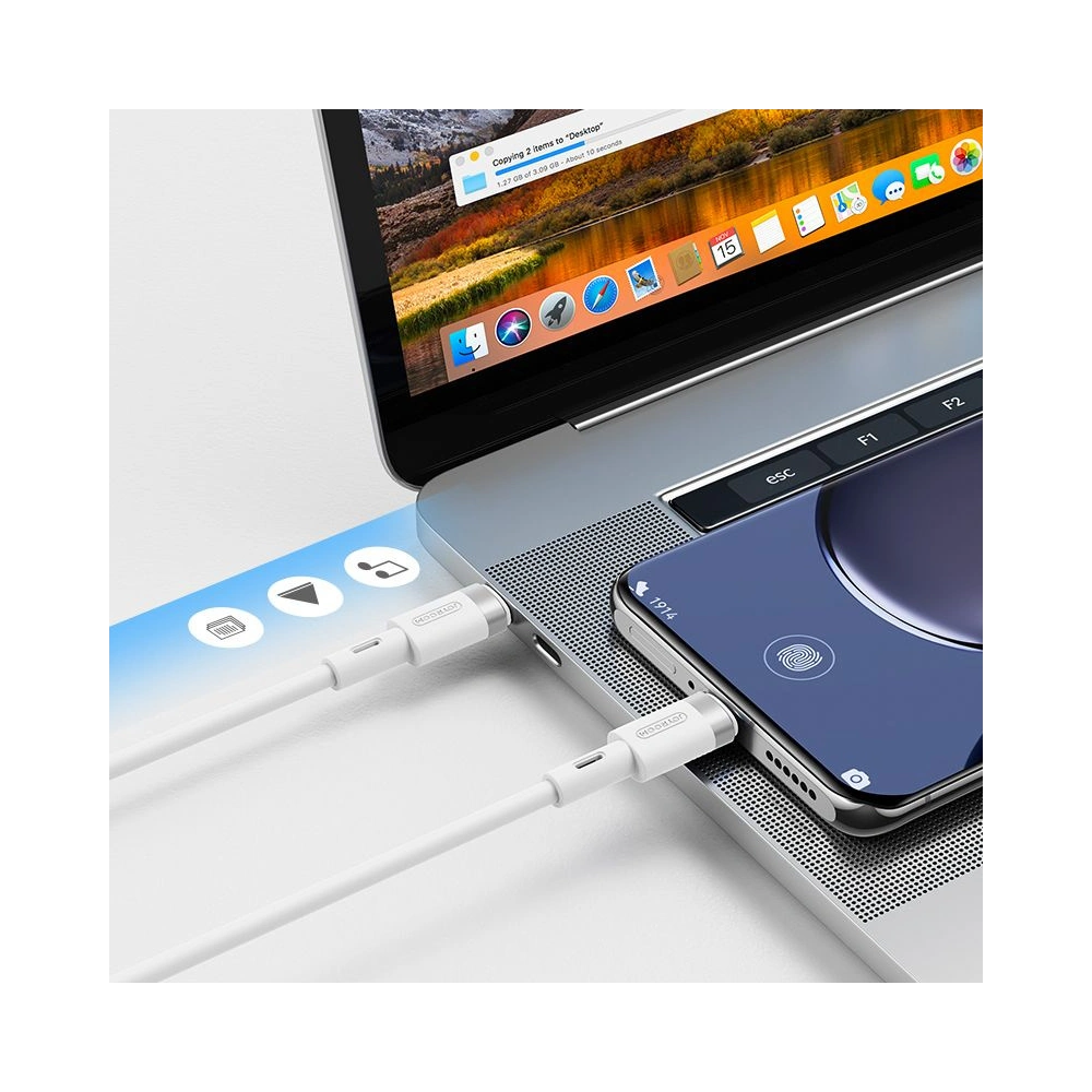 Kabel Joyroom S-1230N9 USB-C - USB-C PD 60W 3A 120cm White