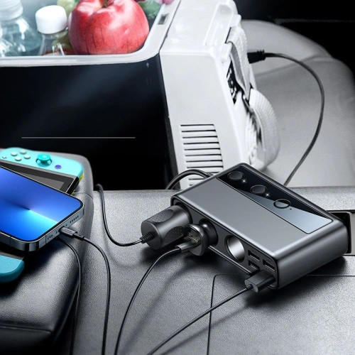Kup Joyroom Autoladegerät JR-CL06 Multi-port USB Autoladegerät PD 154W QC 3.0 Schwarz - JYR058BLK - {ean13} - Sklep Home Screen