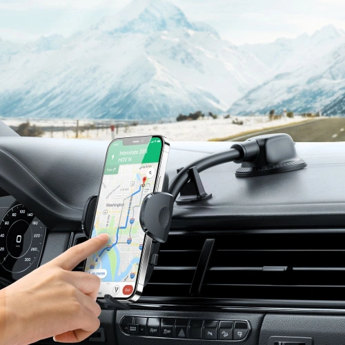 Buy Joyroom JR-ZS259 Long Arm Dashboard Car Mount Black - JYR059BLK - {ean13} - Home Screen Store Europe