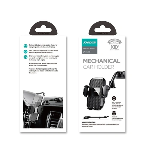 Kup Următorul suport auto Joyroom JR-ZS259 cu braț lung pentru tabloul de bord, negru. - JYR059BLK - {ean13} - Sklep Home Screen