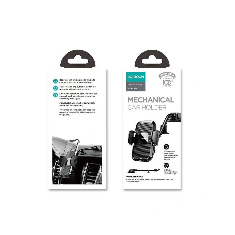 Uchwyt samochodowy Joyroom JR-ZS259 Long Arm Dashboard Car Mount Black