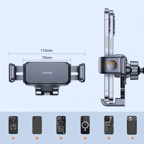 Kup Uchwyt samochodowy Joyroom JR-ZS283 Dashboard Car Mount Black - JYR061BLK - {ean13} - Sklep Home Screen