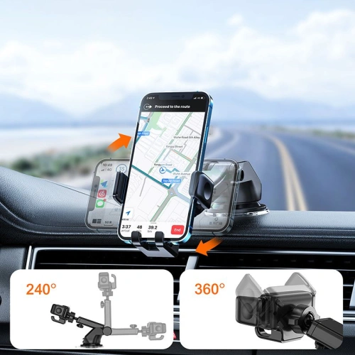 Buy Joyroom JR-ZS283 Dashboard Car Mount Black - JYR061BLK - {ean13} - Home Screen Store Europe