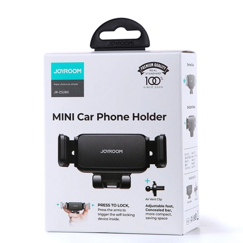 Buy Joyroom JR-ZS283 Vent Car Mount Black - JYR060BLK - {ean13} - Home Screen Store Europe