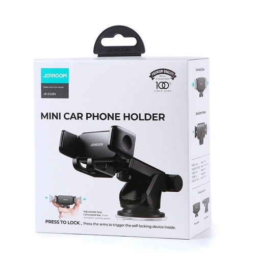 Buy Joyroom JR-ZS283 Dashboard Car Mount Black - JYR061BLK - {ean13} - Home Screen Store Europe