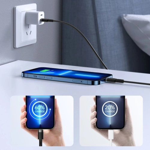 Kup Kábel Joyroom S-1224N2 USB-A - Lightning 120cm Fekete - JYR062BLK - {ean13} - Sklep Home Screen