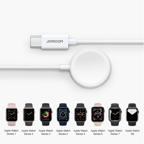 Kup Joyroom Apple Kabelloses Ladegerät S-IW004 Magnetisches USB-C-Ladekabel 120cm Uhr Weiß - JYR065WHT - {ean13} - Sklep Home Screen