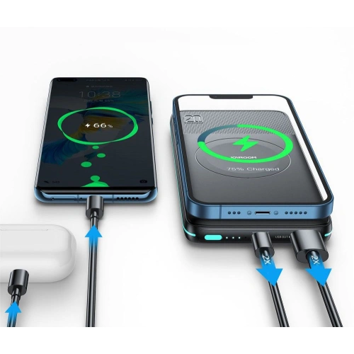Kup Powerbank s indukčním nabíjením Joyroom JR-W040 Magnetic MagSafe Power Bank 10000mah Černý - JYR066BLK - {ean13} - Sklep Home Screen
