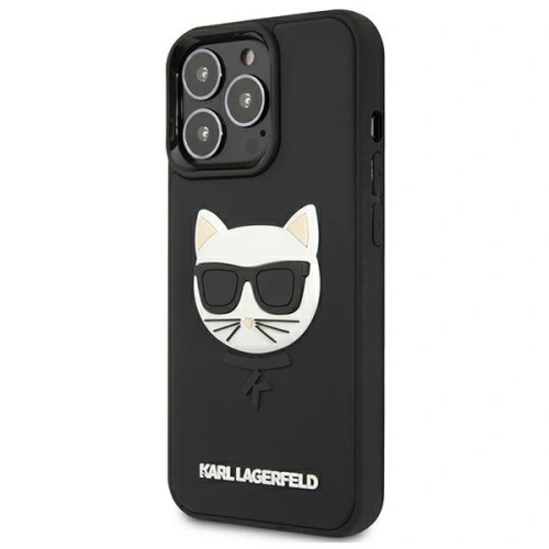 Kup Etui Karl Lagerfeld KLHCP13LCH3DBK Apple iPhone 13 Pro czarny/black hardcase 3D Rubber Choupette - KLD780BLK - {ean13} - Sklep Home Screen