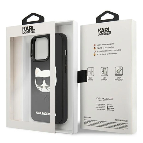 Kup Etui Karl Lagerfeld KLHCP13LCH3DBK Apple iPhone 13 Pro černý/black hardcase 3D Rubber Choupette - KLD780BLK - {ean13} - Sklep Home Screen