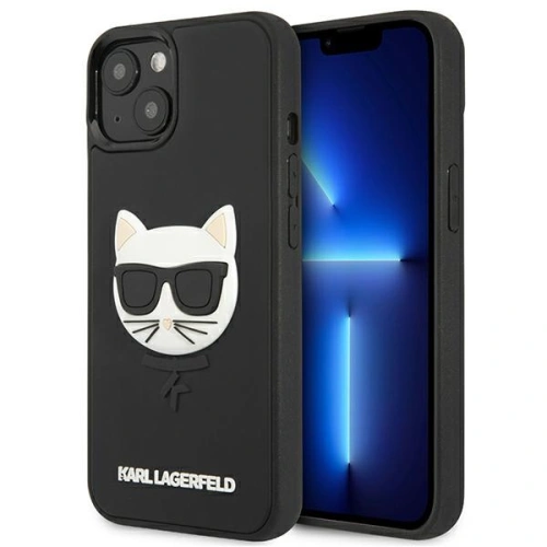 Kup Etui Karl Lagerfeld KLHCP13MCH3DBK Apple iPhone 13 černý/black hardcase 3D Rubber Choupette - KLD781BLK - {ean13} - Sklep Home Screen
