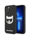 Karl Lagerfeld Apple Tasche KLHCP13MCH3DBK iPhone 13 schwarz/schwarz Hartschale 3D Rubber Choupette