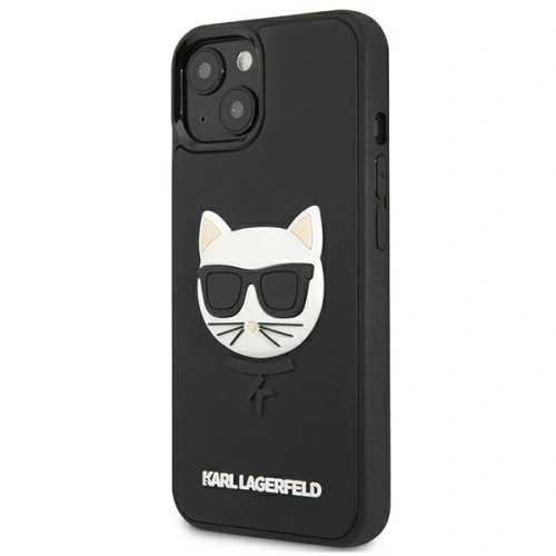Buy Karl Lagerfeld KLHCP13MCH3DBK Apple iPhone 13 black hardcase 3D Rubber Choupette - KLD781BLK - {ean13} - Home Screen Store Europe