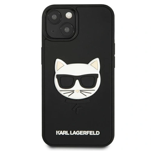 Buy Karl Lagerfeld KLHCP13MCH3DBK Apple iPhone 13 black hardcase 3D Rubber Choupette - KLD781BLK - {ean13} - Home Screen Store Europe