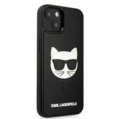 Buy Karl Lagerfeld KLHCP13MCH3DBK Apple iPhone 13 black hardcase 3D Rubber Choupette - KLD781BLK - {ean13} - Home Screen Store Europe