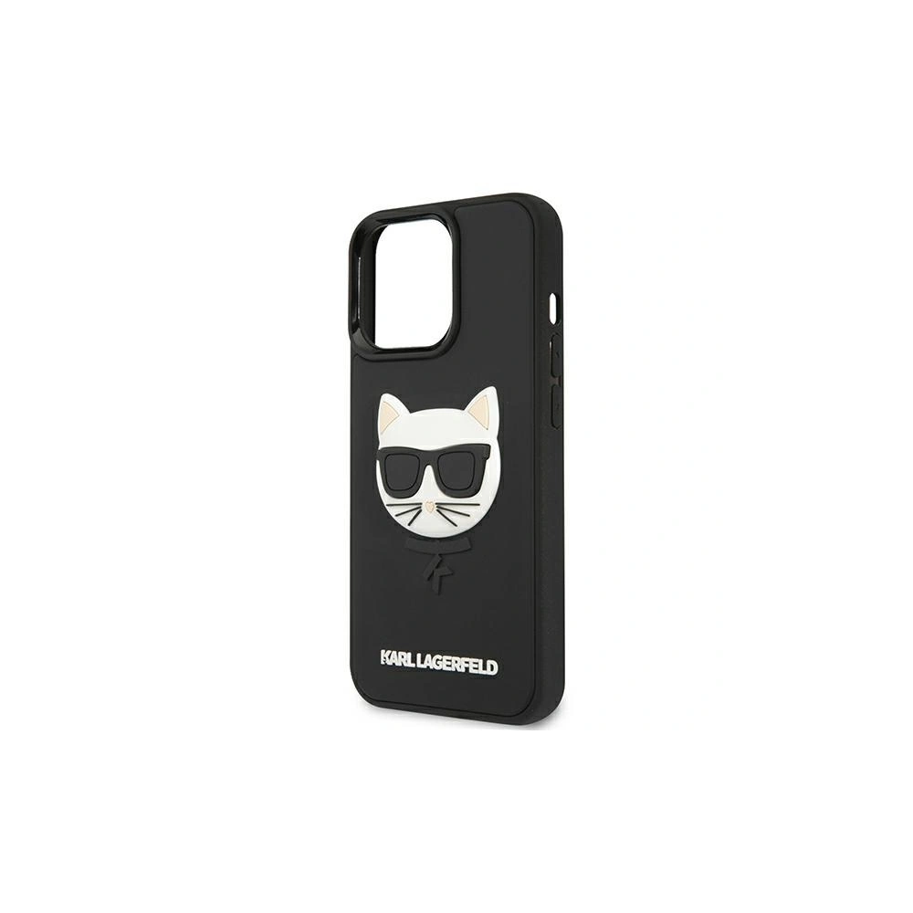 Etui Karl Lagerfeld KLHCP13XCH3DBK Apple iPhone 13 Pro Max czarny/black hardcase 3D Rubber Choupette