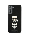 Kup Etui Karl Lagerfeld KLHCS21FESAKICKCBK Samsung Galaxy S21 FE czarny/black hardcase Saffiano Ikonik Karl&Choupette Head - KLD784BLK - {ean13} - Sklep Home Screen