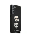 Kup Etui Karl Lagerfeld KLHCS21FESAKICKCBK Samsung Galaxy S21 FE czarny/black hardcase Saffiano Ikonik Karl&Choupette Head - KLD784BLK - {ean13} - Sklep Home Screen