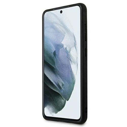 Buy Karl Lagerfeld KLHCS21FESAKICKCBK Samsung Galaxy S21 FE black hardcase Saffiano Ikonik Karl&Choupette Head - KLD784BLK - {ean13} - Home Screen Store Europe