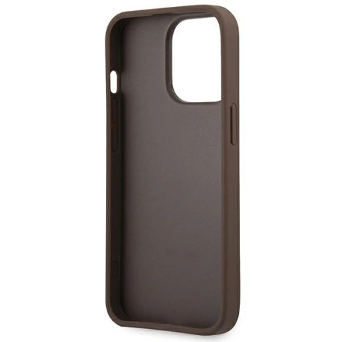 Kup Etui Guess GUHCP13LG4GLBR Apple iPhone 13 Pro brązowy/brown hard case 4G Stripe Collection - GUE1530BR - {ean13} - Sklep Home Screen