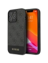 Guess GUHCP13LG4GLGR Apple iPhone 13 Pro grey hardcase 4G Stripe Collection