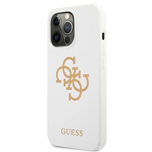 Kup Etui Guess GUHCP13LLS4GGWH Apple iPhone 13 Pro alb/white hard case Silicone 4G Logo - GUE1533WHT - {ean13} - Sklep Home Screen