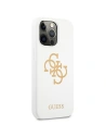 Kup Etui Guess GUHCP13LLS4GGWH Apple iPhone 13 Pro alb/white hard case Silicone 4G Logo - GUE1533WHT - {ean13} - Sklep Home Screen
