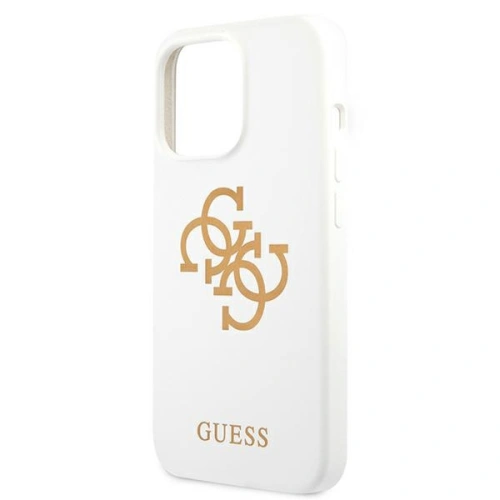Kup Etui Guess GUHCP13LLS4GGWH Apple iPhone 13 Pro alb/white hard case Silicone 4G Logo - GUE1533WHT - {ean13} - Sklep Home Screen