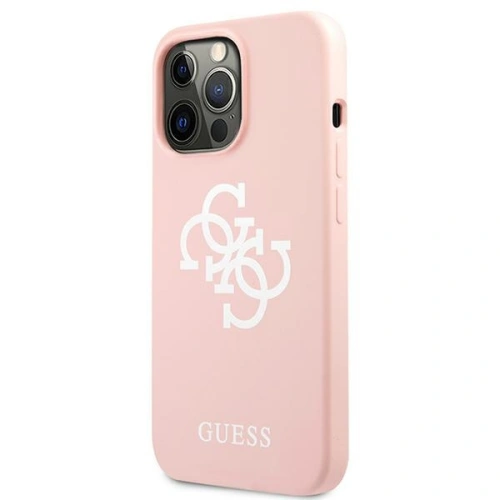 Kup Guess Apple Tasche GUHCP13LLS4GWPI iPhone 13 Pro rosa/rosa Hartschale Silikon 4G Logo - GUE1534PNK - {ean13} - Sklep Home Screen