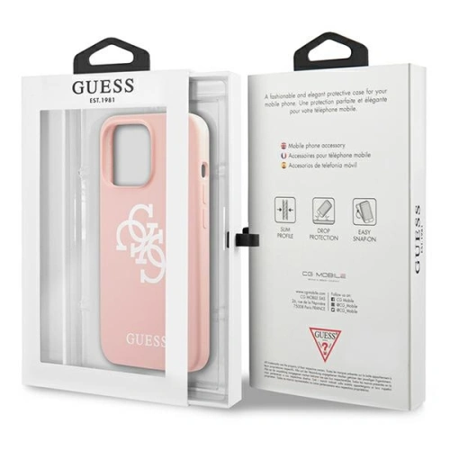 Kup Guess Apple Tasche GUHCP13LLS4GWPI iPhone 13 Pro rosa/rosa Hartschale Silikon 4G Logo - GUE1534PNK - {ean13} - Sklep Home Screen
