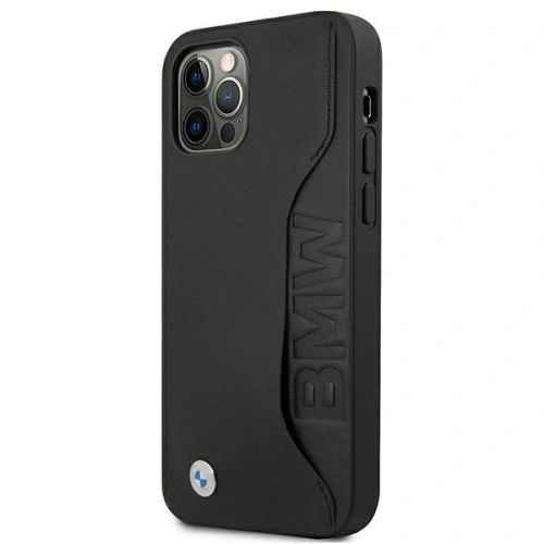 Kup BMW Apple Tasche BMHCP12LRCSWK iPhone 12 Pro Max schwarz/schwarz Hardcase Leder Signature - BMW257BLK - {ean13} - Sklep Home Screen