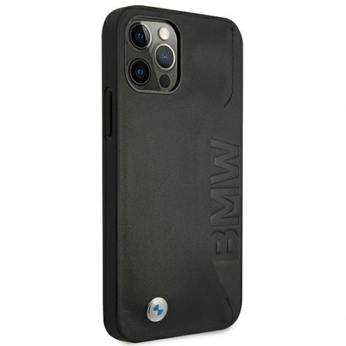 Kup BMW Apple Tasche BMHCP12LRCSWK iPhone 12 Pro Max schwarz/schwarz Hardcase Leder Signature - BMW257BLK - {ean13} - Sklep Home Screen