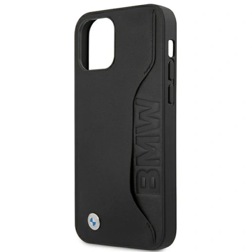 Kup BMW Apple Tasche BMHCP12LRCSWK iPhone 12 Pro Max schwarz/schwarz Hardcase Leder Signature - BMW257BLK - {ean13} - Sklep Home Screen