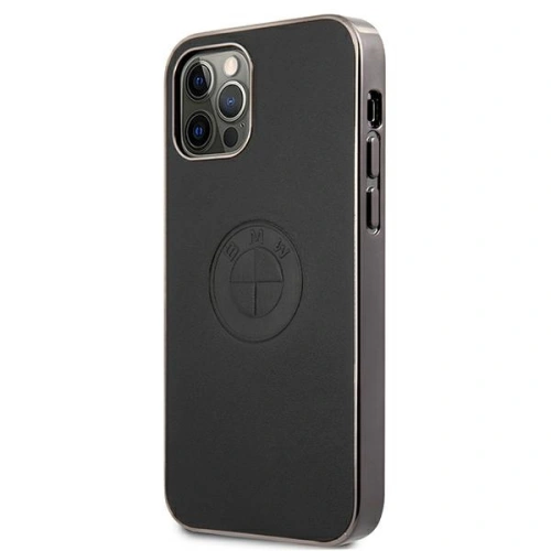 Kup Etui BMW BMHCP12LREELK Apple iPhone 12 Pro Max černý/black hardcase Leather Emboss - BMW258BLK - {ean13} - Sklep Home Screen