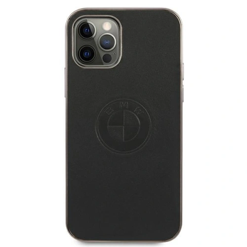 Kup Etui BMW BMHCP12LREELK Apple iPhone 12 Pro Max černý/black hardcase Leather Emboss - BMW258BLK - {ean13} - Sklep Home Screen