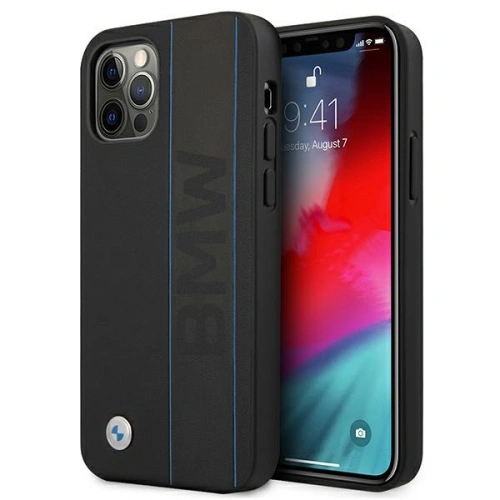 Kup Etui BMW BMHCP12LRWBOK Apple iPhone 12 Pro Max negru/black hardcase Leather Outlines - BMW259BLK - {ean13} - Sklep Home Screen